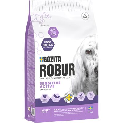 3kg Bozita Robur Sensitive Graanvrij Active Lam droogvoer voor honden 3kg Bozita Robur Sensitive Graanvrij Active Lam droogvoer voor honden