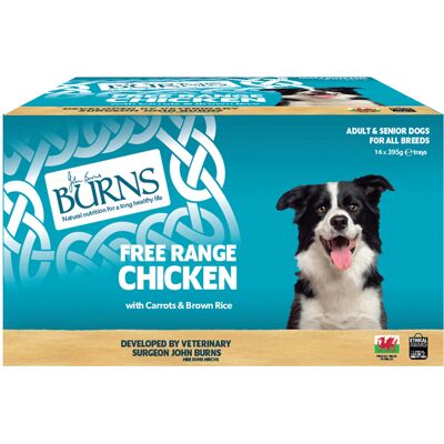 Burns natvoer voor honden 16 x 395 g - KIp Burns natvoer voor honden 16 x 395 g - KIp