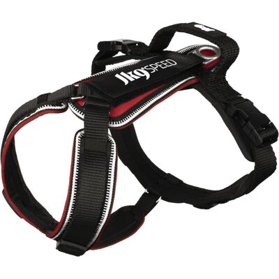 Julius-K9 Snelheidsharnas Rood Maat S 46-65cm borstomtrek voor honden Julius-K9 Snelheidsharnas Rood Maat S 46-65cm borstomtrek voor honden