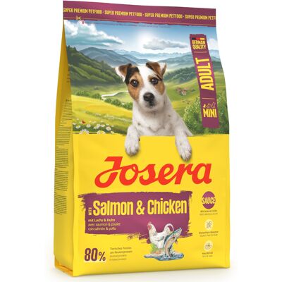 3kg Josera Mini Adult Zalm & Kip Droogvoer voor honden 3kg Josera Mini Adult Zalm & Kip Droogvoer voor honden