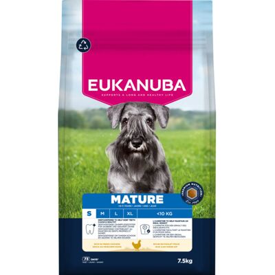 7,5 kg Eukanuba Mature Droogvoer voor kleine rassen met kip 7,5 kg Eukanuba Mature Droogvoer voor kleine rassen met kip