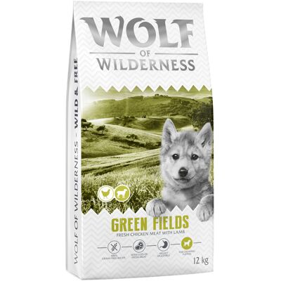 Wolf of Wilderness Junior "Green Fields" Lam - graanvrij - 12 kg: nieuwe Receptuur Wolf of Wilderness Junior "Green Fields" Lam - graanvrij - 12 kg: nieuwe Receptuur