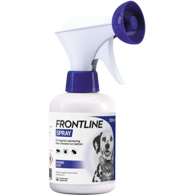Frontline Spray voor Hond & Kat (5 - 40 kg) 250ml Frontline Spray voor Hond & Kat (5 - 40 kg) 250ml