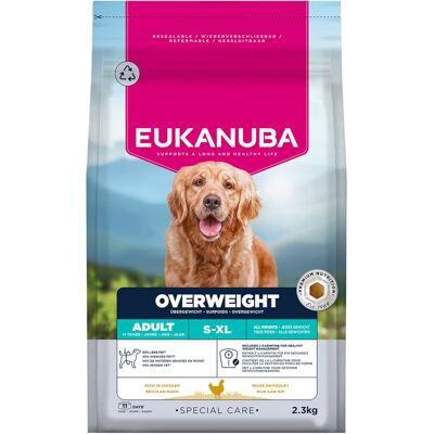 Eukanuba Special Care Overgewicht Adult - Dubbelpak: 2 x 2,3 kg Eukanuba Special Care Overgewicht Adult - Dubbelpak: 2 x 2,3 kg