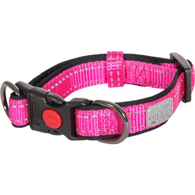 Rukka Halsband Solid, fuchsia Gr.L 45-70 cm Hond Rukka Halsband Solid, fuchsia Gr.L 45-70 cm Hond
