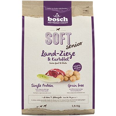2,5 kg Bosch Soft Senior Geit + Aardappel Hondenvoer 2,5 kg Bosch Soft Senior Geit + Aardappel Hondenvoer