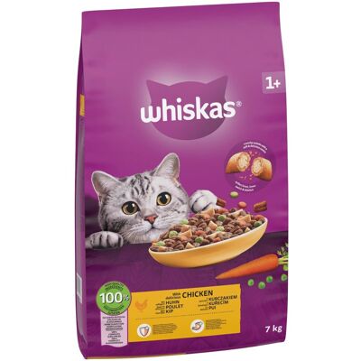 7kg 1+ Kip Whiskas Kattenvoer 7kg 1+ Kip Whiskas Kattenvoer