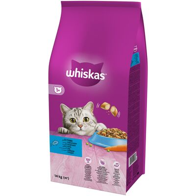 14kg 1+ Tonijn Whiskas Kattenvoer 14kg 1+ Tonijn Whiskas Kattenvoer