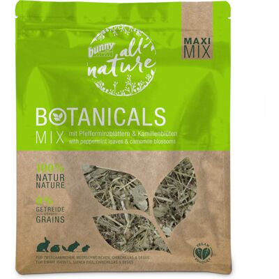 bunnyNature Voordeelverpakking 3 x 400g Bunny All Nature Botanicals Maxi Mix Pepermuntblaadjes & Kamillebloemen Voedingssupplement voor knaagdieren bunnyNature Voordeelverpakking 3 x 400g Bunny All Nature Botanicals Maxi Mix Pepermuntblaadjes & Kamillebloemen Voedingssupplement voor knaagdieren