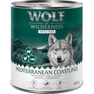 6x800g The Taste of The Taste Of The Mediterranean Wolf of Wilderness Hondenvoer 6x800g The Taste of The Taste Of The Mediterranean Wolf of Wilderness Hondenvoer
