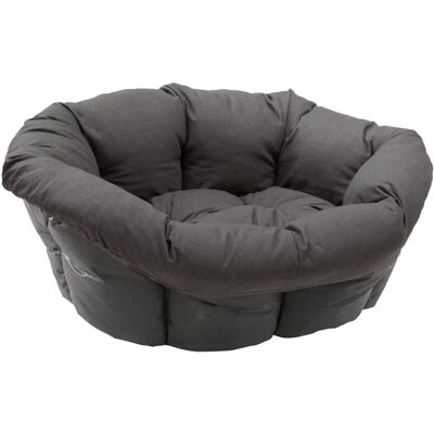 10: L 96 x B 71 x H 32 cm Ferplast bankhoes antraciet hond 10: L 96 x B 71 x H 32 cm Ferplast bankhoes antraciet hond