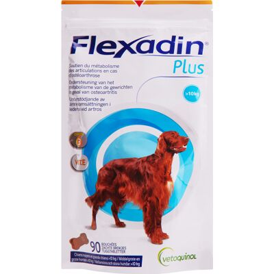 Vetoquinol 90 stuks Flexadin Plus Maxi voedingssupplement Hond Vetoquinol 90 stuks Flexadin Plus Maxi voedingssupplement Hond