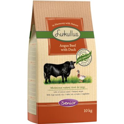 Lukullus Senior Angus Beef met Eend Hondenvoer - 10 kg Lukullus Senior Angus Beef met Eend Hondenvoer - 10 kg