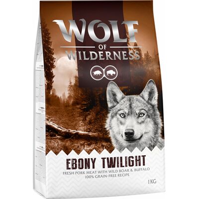 5x1kg "Ebony Twilight" Wild Zwijn & Buffel Wolf of Wilderness Hondenvoer 5x1kg "Ebony Twilight" Wild Zwijn & Buffel Wolf of Wilderness Hondenvoer