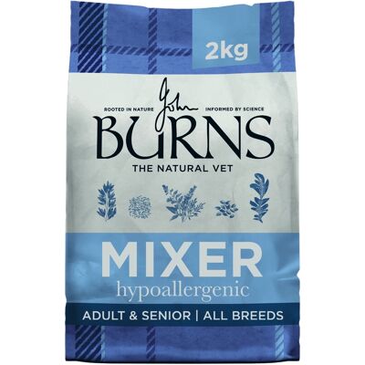 2kg Adult/Senior Hypo-Allergeen Mixer Burns Hondenvoer 2kg Adult/Senior Hypo-Allergeen Mixer Burns Hondenvoer