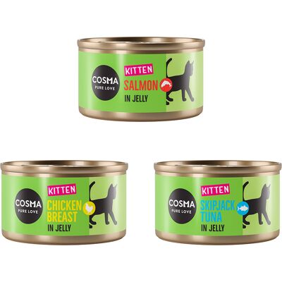 24x85g Kitten Mix Cosma Original Kattenvoer 24x85g Kitten Mix Cosma Original Kattenvoer