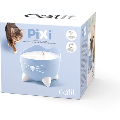 Catit PIXI Drinkfontein, Blauw, 2,5l Kat Catit PIXI Drinkfontein, Blauw, 2,5l Kat