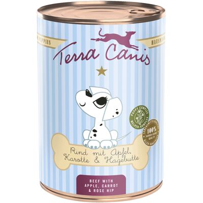Terra Canis Puppyvoer 6 x 400 g - Rund (6 x 400 g) Terra Canis Puppyvoer 6 x 400 g - Rund (6 x 400 g)