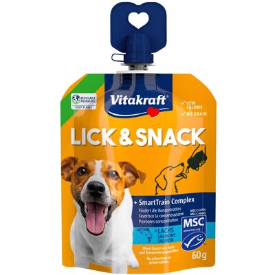 16x60g zalm Vitakraft Lick & Snack SmartTrain Complex hondensnacks 16x60g zalm Vitakraft Lick & Snack SmartTrain Complex hondensnacks