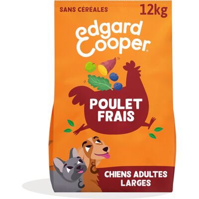12kg Edgard & Cooper Adult Graanvrij Kip - Droog hondenvoer 12kg Edgard & Cooper Adult Graanvrij Kip - Droog hondenvoer