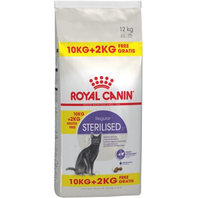 10 +2kg Royal Canin Sterilised 37 Kattenvoer droog 10 +2kg Royal Canin Sterilised 37 Kattenvoer droog