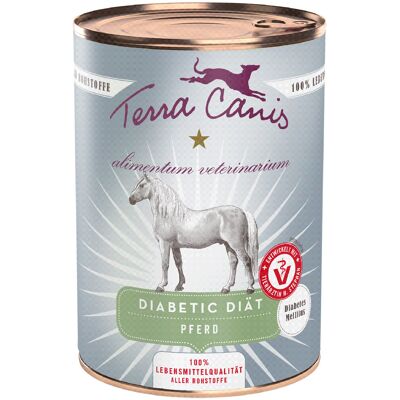 6x 400g Terra Canis Alimentum Veterinarium Diabetic Diet Paard Hondenvoer Nat 6x 400g Terra Canis Alimentum Veterinarium Diabetic Diet Paard Hondenvoer Nat