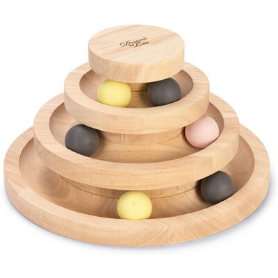 Houten Speeltoren Mia Designed by Lotte Kattenspeelgoed Houten Speeltoren Mia Designed by Lotte Kattenspeelgoed