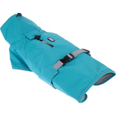 TIAKI hondenregenjas Teal - ruglengte: ca. 60cm honden TIAKI hondenregenjas Teal - ruglengte: ca. 60cm honden
