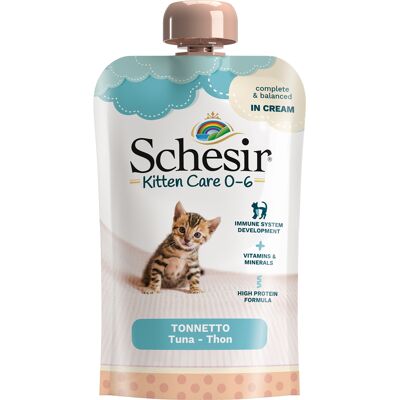 10x 150g Schesir Kitten in Cream Tonijn natvoer voor katten 10x 150g Schesir Kitten in Cream Tonijn natvoer voor katten