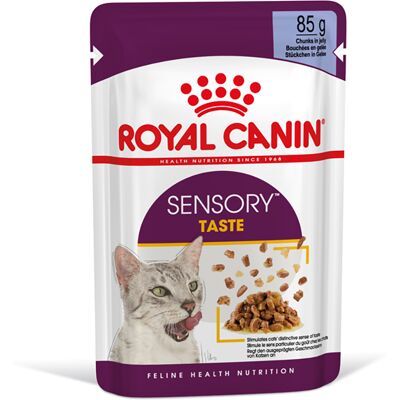 12x85g Royal Canin Sensory Taste in Jelly nat kattenvoer 12x85g Royal Canin Sensory Taste in Jelly nat kattenvoer