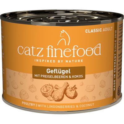 12x200g Gevogelte catz finefood Kattenvoer 12x200g Gevogelte catz finefood Kattenvoer