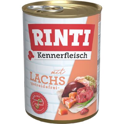 12 x 400 g Rinti "Kennerfleisch" Voordeelpakket - Zalm 12 x 400 g Rinti "Kennerfleisch" Voordeelpakket - Zalm