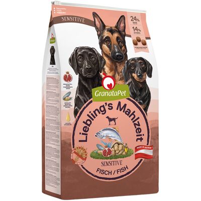 10kg GranataPet Adult Sensitive Vis Hondenvoer 10kg GranataPet Adult Sensitive Vis Hondenvoer
