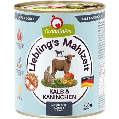6x800g Lievelingsmaaltijd Angus Beef met Pompoen Granatapet Hondenvoer 6x800g Lievelingsmaaltijd Angus Beef met Pompoen Granatapet Hondenvoer