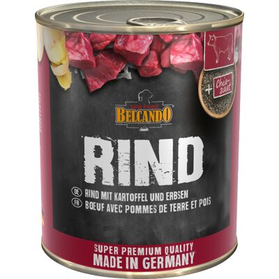 6x800g Super Premium Rund met aardappel & erwten Belcando Hondenvoer 6x800g Super Premium Rund met aardappel & erwten Belcando Hondenvoer