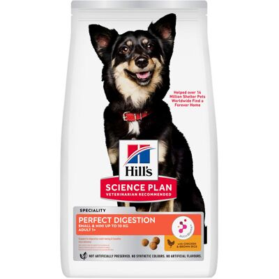 6kg Adult Perfect Digestion Small & Mini Breed Hill's Science Plan Hondenvoer 6kg Adult Perfect Digestion Small & Mini Breed Hill's Science Plan Hondenvoer