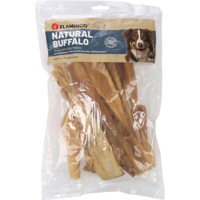 Dubbelpakken:: 2 x 400g (25cm) Flamingo natuurlijke snack buffelhuid hondensnacks Dubbelpakken:: 2 x 400g (25cm) Flamingo natuurlijke snack buffelhuid hondensnacks