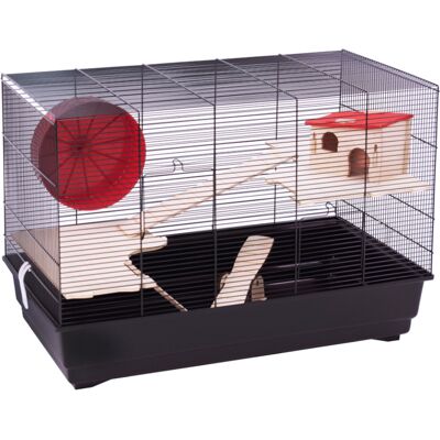 Skyline hamsterkooi Roy 67x36,5x46,5cm klein dier Skyline hamsterkooi Roy 67x36,5x46,5cm klein dier