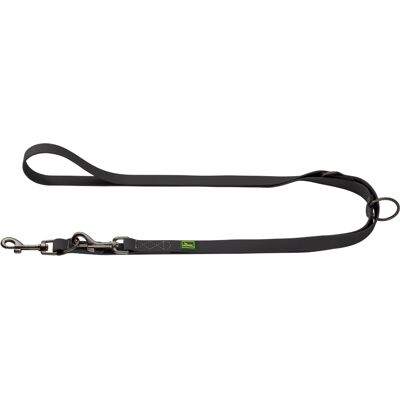 Hunter Verstelbare Leiband Havanna Mini, zwart 200cm lang hond Hunter Verstelbare Leiband Havanna Mini, zwart 200cm lang hond