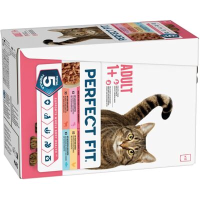 Perfect Fit Mixpakket - Dubbelpak: 24 x 85 g Perfect Fit Mixpakket - Dubbelpak: 24 x 85 g