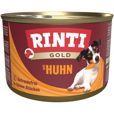 12x185g Rinti Gold Kip Hondenvoer 12x185g Rinti Gold Kip Hondenvoer