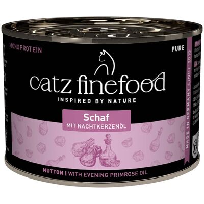 catz finefood Puur Blikken 6 x 200 Kattenvoer - no. 113 schaap (6 x 200 g) catz finefood Puur Blikken 6 x 200 Kattenvoer - no. 113 schaap (6 x 200 g)