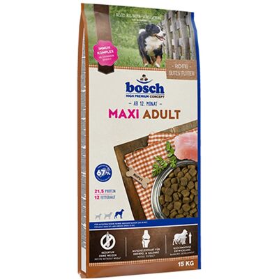 15kg bosch Maxi Adult Hondenvoer 15kg bosch Maxi Adult Hondenvoer