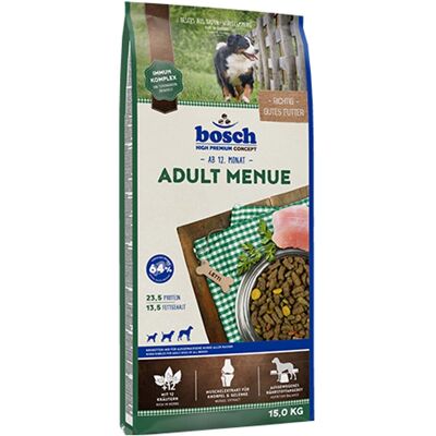 Bosch Adult Menu Hondenvoer - 15 kg Bosch Adult Menu Hondenvoer - 15 kg
