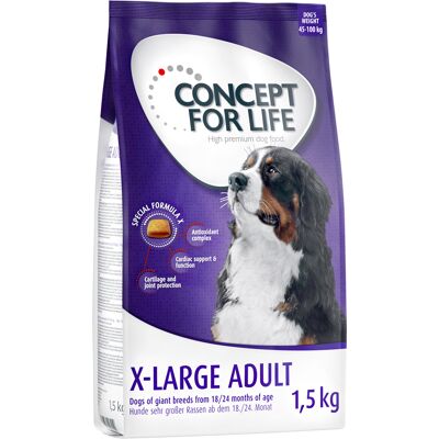 4x 1,5kg X-Large Adult Concept for Life Hondenvoer 4x 1,5kg X-Large Adult Concept for Life Hondenvoer