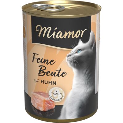 12x400g Miamor Feine Beute kip natvoer voor katten 12x400g Miamor Feine Beute kip natvoer voor katten