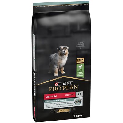 12kg Medium Puppy Sensitive Digestion Lam/Rijst Purina Pro Plan Hondenvoer 12kg Medium Puppy Sensitive Digestion Lam/Rijst Purina Pro Plan Hondenvoer