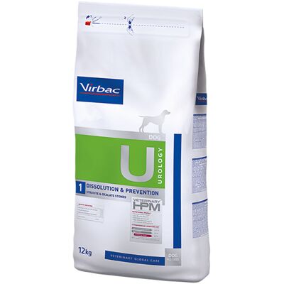 12kg Vet HPM Dog Urology Dissolution & Prevention U1 Virbac Hondenvoer 12kg Vet HPM Dog Urology Dissolution & Prevention U1 Virbac Hondenvoer