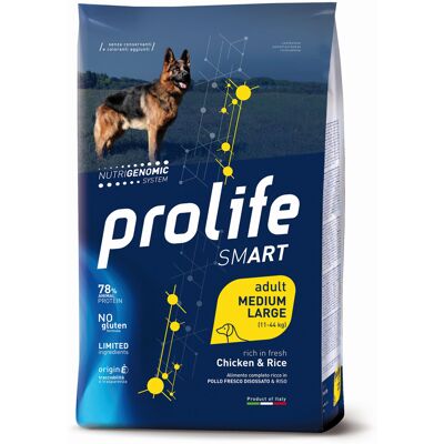 12kg Kip & Rijst Smart Adult Middelgroot/ Groot Ras Prolife Droge Honden 12kg Kip & Rijst Smart Adult Middelgroot/ Groot Ras Prolife Droge Honden