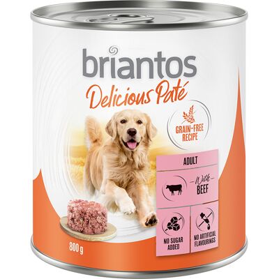 Briantos Delicious Paté 6 x 800 g Rund Briantos Delicious Paté 6 x 800 g Rund
